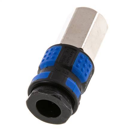 Messing vernickelt DN 7.8 Luftkupplung Muffe G 1/4 Zoll Innengewinde