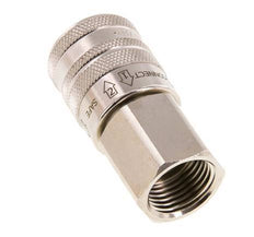 Messing vernickelt DN 7.8 Sicherheitsluftkupplung Muffe G 1/2 Zoll Innengewinde