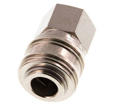 Nickel-plated Brass DN 7.2 (Euro) Air Coupling Socket G 3/8 inch Female Double Shut-Off