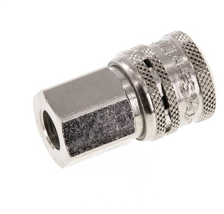 Stahl DN 7.2 (Euro) Sicherheitsluftkupplung Muffe G 1/4 Zoll Innengewinde