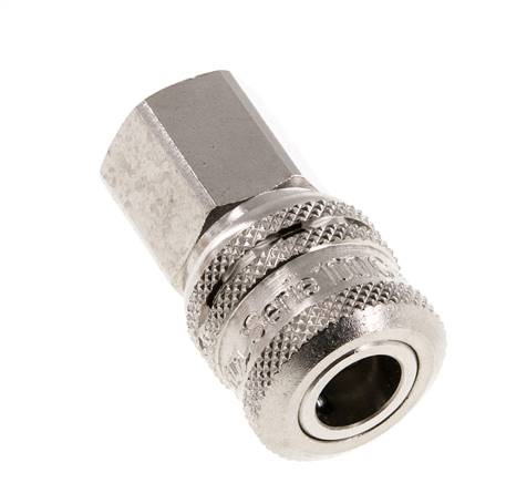 Stahl DN 7.2 (Euro) Sicherheitsluftkupplung Muffe G 1/4 Zoll Innengewinde