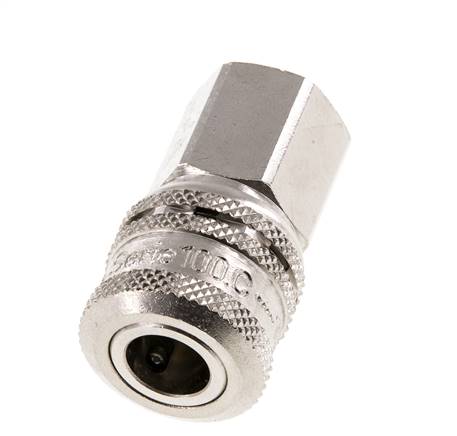 Stahl DN 7.2 (Euro) Sicherheitsluftkupplung Muffe G 1/4 Zoll Innengewinde