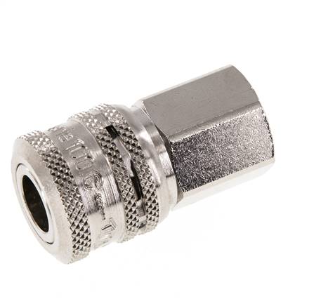 Stahl DN 7.2 (Euro) Sicherheitsluftkupplung Muffe G 1/4 Zoll Innengewinde