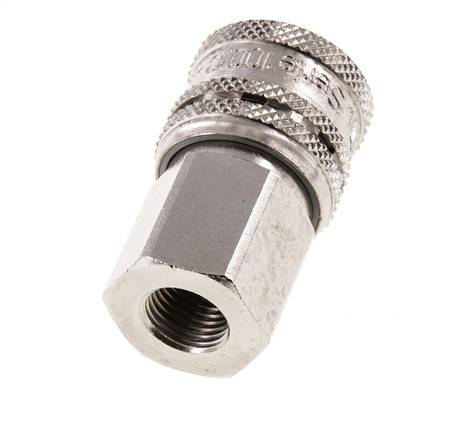 Stahl DN 7.2 (Euro) Sicherheitsluftkupplung Muffe G 1/4 Zoll Innengewinde