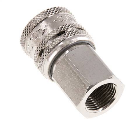 Stahl DN 7.2 (Euro) Sicherheitsluftkupplung Muffe G 3/8 Zoll Innengewinde