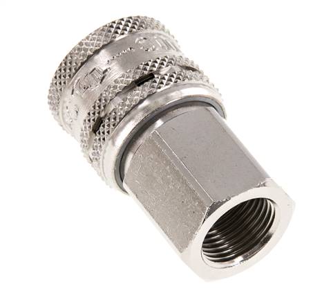 Stahl DN 7.2 (Euro) Sicherheitsluftkupplung Muffe G 3/8 Zoll Innengewinde