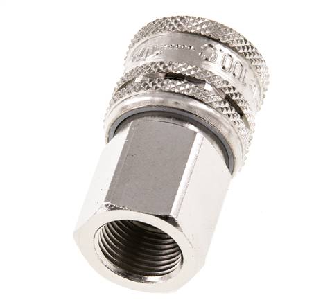 Stahl DN 7.2 (Euro) Sicherheitsluftkupplung Muffe G 3/8 Zoll Innengewinde