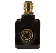 Messing/Kunststoff DN 7.2 (Euro) Luftkupplung Muffe G 3/4 Zoll Innengewinde Wandmontage 2-Wege