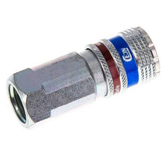 Stahl/Messing DN 7,6 (7,2 Euro) Sicherheitsluftkupplung Muffe G 3/8 Zoll Innengewinde