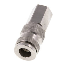 Edelstahl 316L DN 7.8 Luftkupplung Muffe G 1/4 Zoll Innengewinde Doppelabsperrung