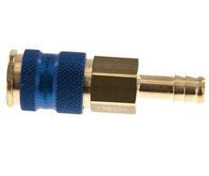 Messing DN 7.2 (Euro) Blau kodierte Luftkupplungsmuffe 9 mm Schlauchpfeiler