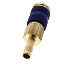 Messing DN 7.2 (Euro) Blau kodierte Luftkupplungsmuffe 9 mm Schlauchpfeiler