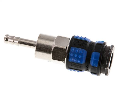 Messing vernickelt DN 7.8 Luftkupplungsmuffe 6 mm Schlauchpfeiler