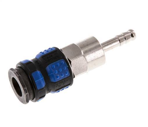 Messing vernickelt DN 7.8 Luftkupplungsmuffe 6 mm Schlauchpfeiler