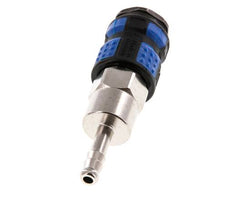 Messing vernickelt DN 7.8 Luftkupplungsmuffe 6 mm Schlauchpfeiler