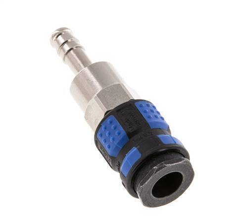 Messing vernickelt DN 7.8 Luftkupplungsmuffe 8 mm Schlauchpfeiler