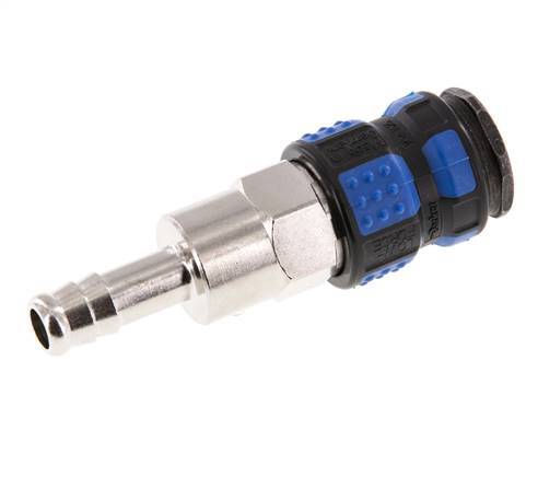 Messing vernickelt DN 7.8 Luftkupplungsmuffe 9 mm Schlauchpfeiler