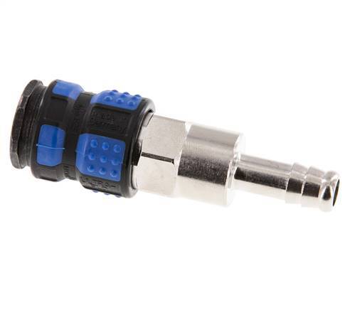 Messing vernickelt DN 7.8 Luftkupplungsmuffe 9 mm Schlauchpfeiler