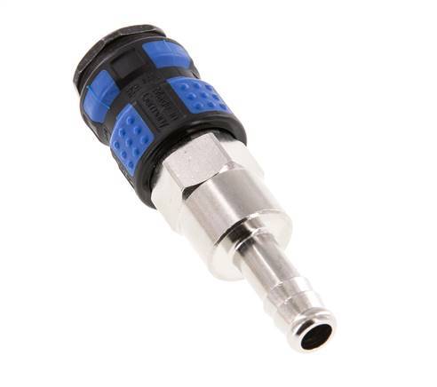 Messing vernickelt DN 7.8 Luftkupplungsmuffe 9 mm Schlauchpfeiler