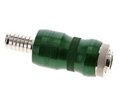 Messing vernickelt DN 7,8 Sicherheits-Luftkupplungsmuffe mit Schiebehülse 13 mm Schlauchpfeiler