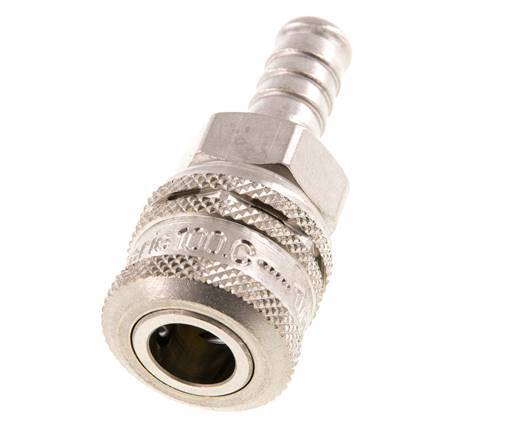 Stahl DN 7,2 (Euro) Sicherheits-Luftkupplungsmuffe 10 mm Schlauchpfeiler