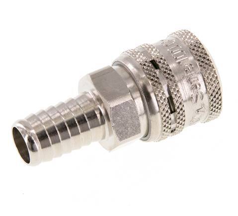 Stahl DN 7,2 (Euro) Sicherheits-Luftkupplungsmuffe 13 mm Schlauchpfeiler