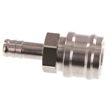 Edelstahl DN 7,2 (Euro) Luftkupplungsmuffe 10 mm Schlauchsäule