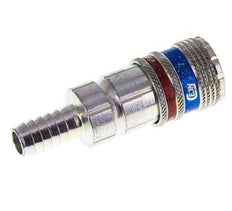 Stahl/Messing DN 7,6 (7,2 Euro) Sicherheits-Luftkupplungsmuffe 10 mm Schlauchpfeiler