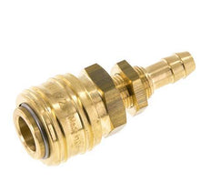 Messing DN 7.2 (Euro) Luftkupplung Muffe 8 mm Schlauch Säule Bulkhead Double Shut-Off