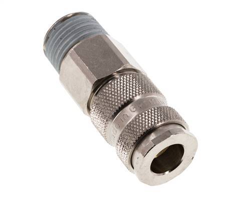 Gehärteter Stahl DN 7.8 Luftkupplung Muffe R 1/2 Zoll Außengewinde