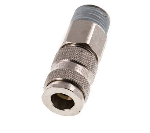 Gehärteter Stahl DN 7.8 Luftkupplung Muffe R 1/2 Zoll Außengewinde