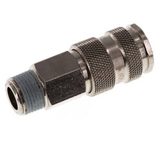 Gehärteter Stahl DN 7.8 Luftkupplungsmuffe R 3/8 Zoll Außengewinde