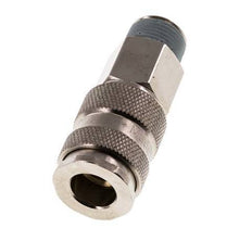 Gehärteter Stahl DN 7.8 Luftkupplungsmuffe R 3/8 Zoll Außengewinde