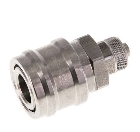 Edelstahl DN 7,2 (Euro) Luftkupplung Muffe 6x8 mm Überwurfmutter