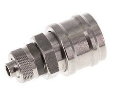 Edelstahl DN 7,2 (Euro) Luftkupplungsmuffe 8x10 mm Überwurfmutter