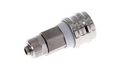 Edelstahl 316L DN 7,2 (Euro) Luftkupplungsmuffe 8x10 mm Überwurfmutter