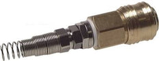 Gehärteter Stahl DN 7,2 (Euro) Luftkupplungsmuffe 8x10 mm Überwurfmutter Biegeschutz