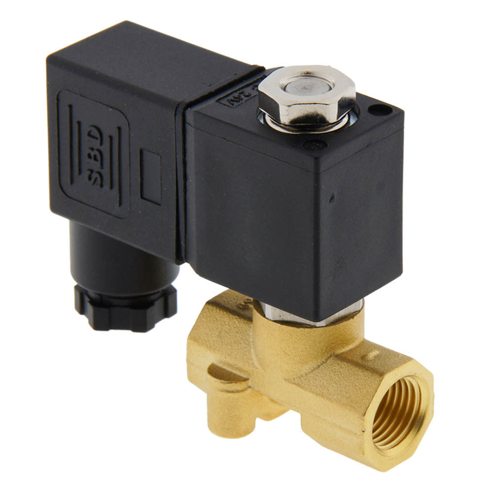 Solenoid Valve CM-DA 1/4'' Brass EPDM 0-10bar 12V DC