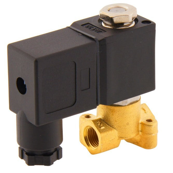 Magnetventil CM-DA 1/8'' Messing FKM 0-10bar 380V AC