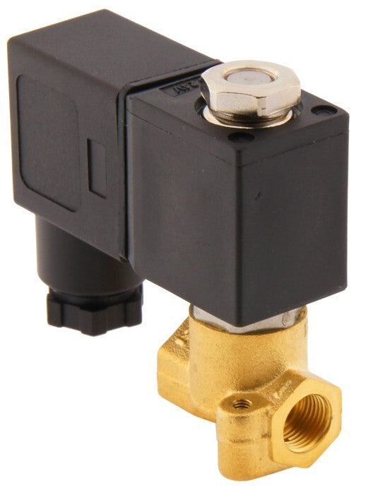 Magnetventil CM-DA 1/8'' Messing FKM 0-10bar 380V AC