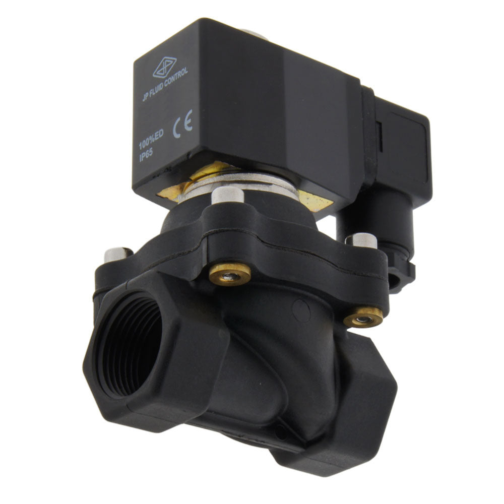 Solenoid Valve DF-SA 1'' Nylon FKM 0-6bar 24V DC