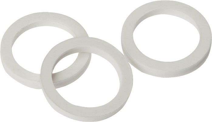 G 3/8" PVC Gasket 17.2x21.2x2 mm [100 Pieces]