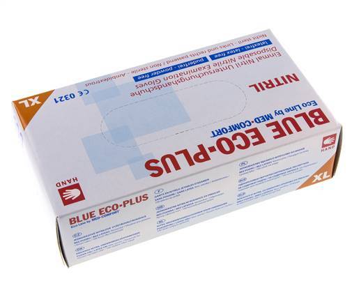 Disposable Gloves Powder-Free Nitrile Size XL (100 Pieces) Covid