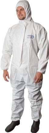 Einweg-Overall Größe XXXL Mikroporöses PP 60g/m2