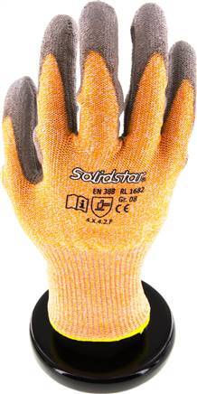 Protective Gloves Fine Knit Special Fabric PU Coating Size 8 [12 Pieces]