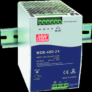 Mean Well WDR DC-Netzteil 24V | WDR-480-24
