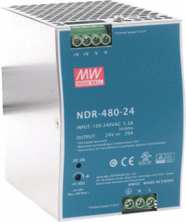 Mean Well NDR Universal Netzteil 24V 20A | NDR-480-24