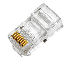 Unshielded RJ45 Modularstecker Für Flexible Kabel Cat3 - 183008 [50 Stück]