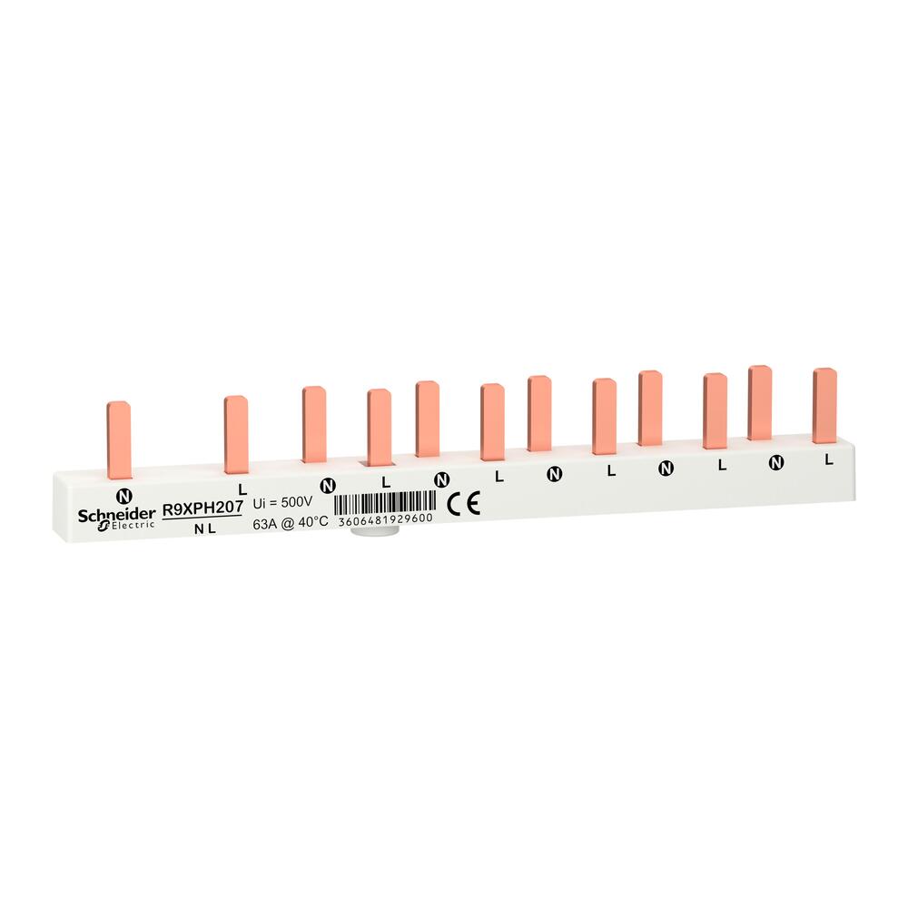 Schneider Electric Merlin Gerin Resi 9 Kammschiene - R9XPH207 [4 Stück]
