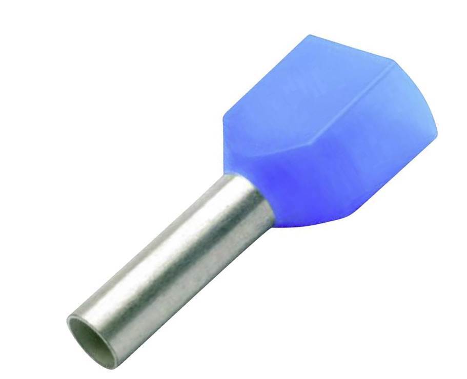 Conex Twin Blue Cable Ferrule 16mm² 14mm Length - CE510901 [50 Pieces]